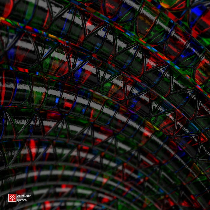 طرح مفهومی خلاقانه رنگارنگ در ادوبی دیمنشن