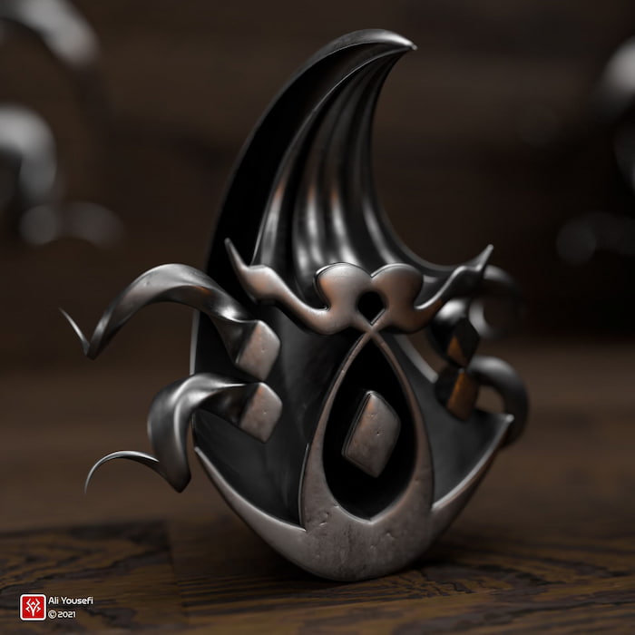 تایپوگرافی شعر زیبای مولانا در ادوبی دیمنشن