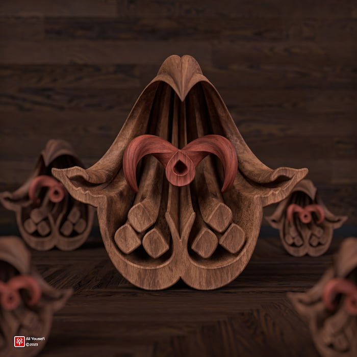 تایپوگرافی سه بعدی فارسی شعر رهی معیری | رنج زندگی