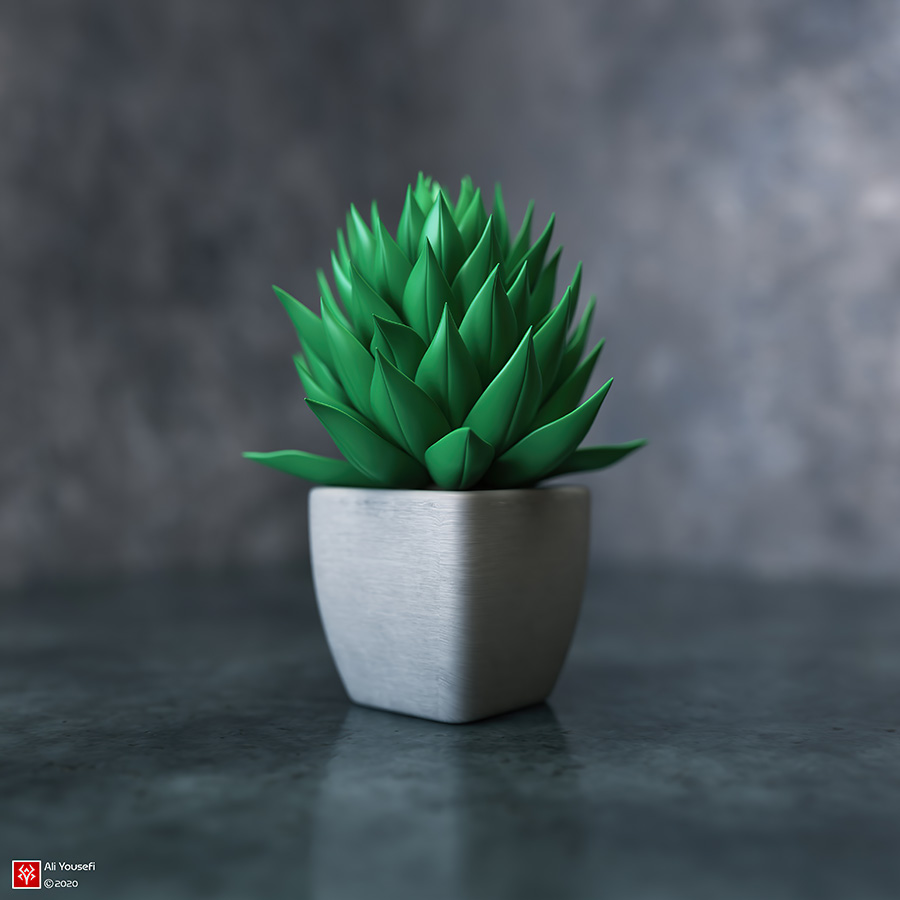 رندر رئال و بسیار زیبا در ادوبی دیمنشن