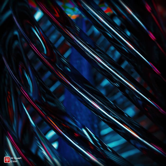 آرت ورک خلاقانه سه بعدی زاده هوش طبیعی