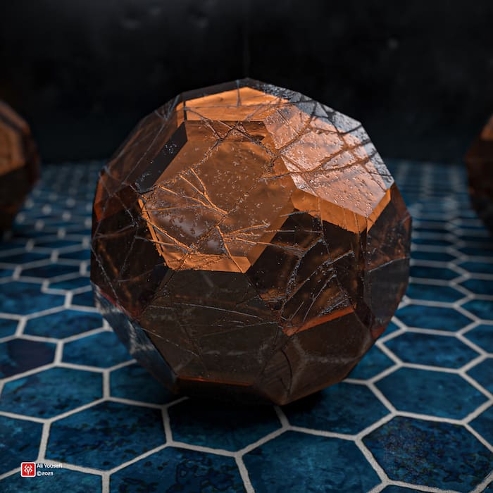 رندر نمای نزدیک طرح سه بعدی خلاقانه یکی مرد جنگی به از صد هزار