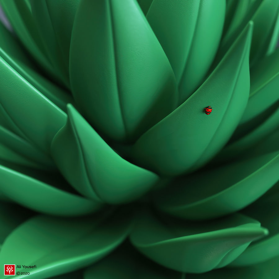 رندر رئال و بسیار زیبا در ادوبی دیمنشن