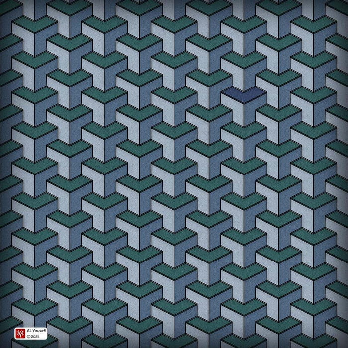 طرح گرافیکی خلاقانه و مفهومی از انگشت نما بودن | پترن گرافیکی در فتوشاپ