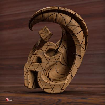 تایپوگرافی سه‌بعدی فارسی شعر به تو حاصلی ندارد غم روزگار گفتن از سعدی | رندر سه‌بعدی ادوبی دیمنشن