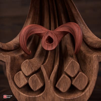 تایپوگرافی سه‌بعدی فارسی خسته(شعر رنج زندگی از رهی معیری)، رندر ادوبی دیمنشن