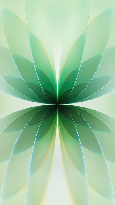 والپیپر آیفون 17 نرمال، تم سبز رنگ با کیفیت Full HD