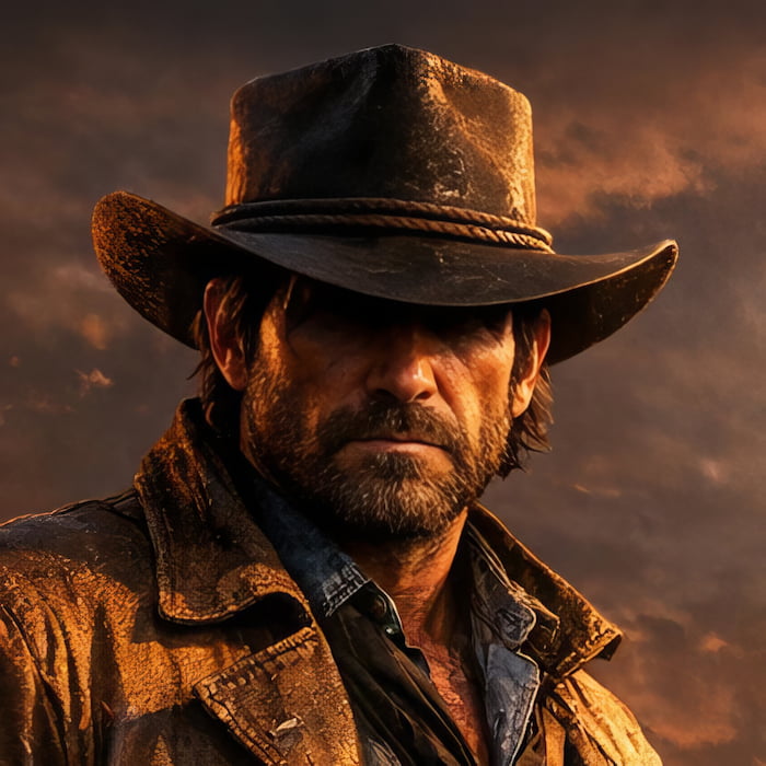 عکس پروفایل زیبای آرتور مورگان در بازی Red Dead Redemption 2