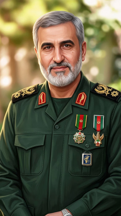 والپیپر شهید امیرعلی حاجی زاده با نشان ذوالفقار با کیفیت 4k برای موبایل