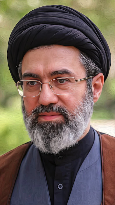 والپیپر عکس پرتره مجتبی خامنهای با کیفیت 4k برای موبایل