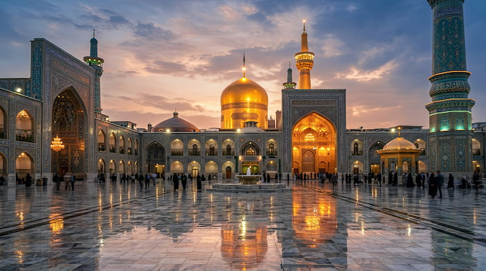 والپیپر قشنگ صحن امام رئوف با کیفیت 4k برای دسکتاپ