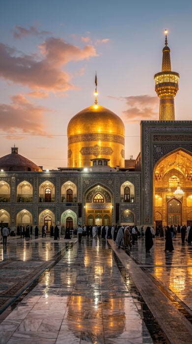 والپیپر حرم امام رضا با کیفیت 4k برای موبایل