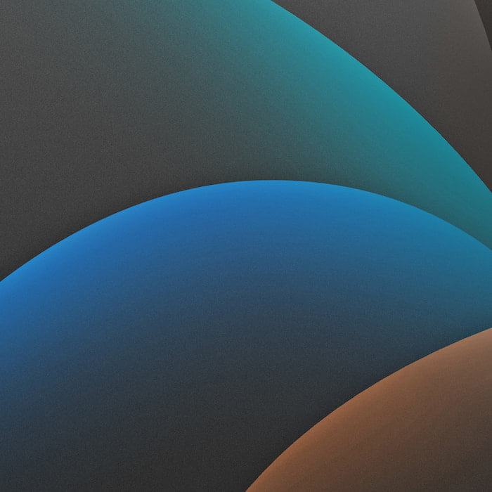 والپیپر مینیمال دارک با طرح های دایره ای رنگارنگ