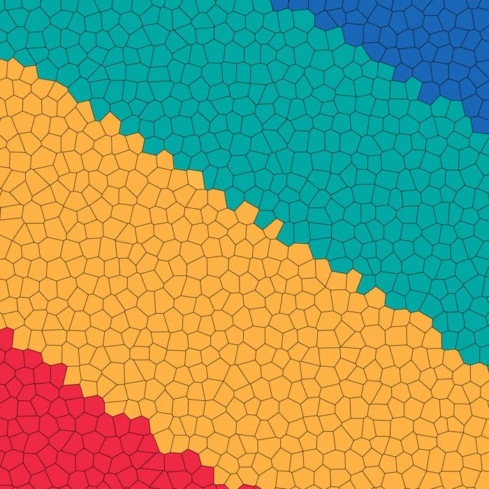 والپیپر موزاییکی رنگارنگ با رنگهای شاد(تم رنگ تابستانی)