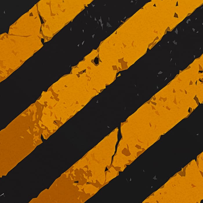 والپیپر دارک راه راه مشکی (جاده)  با سه تم رنگی بنفش، آبی و زرد