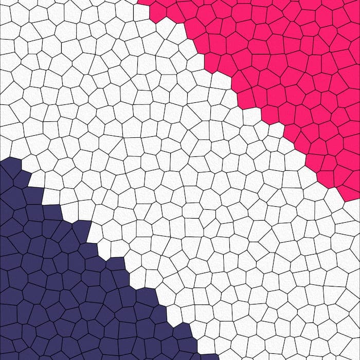 والپیپر فانتزی موزاییکی صورتی و بنفش به تم رنگ روغن