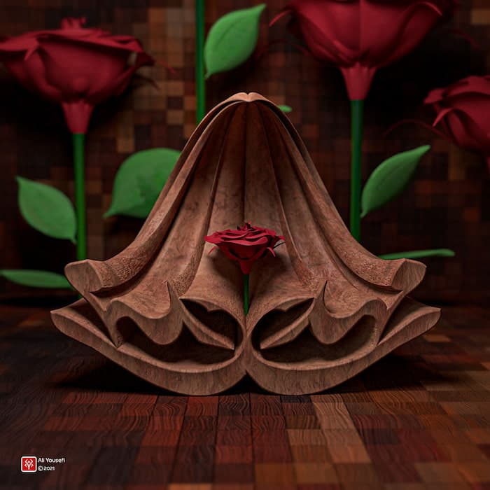 والپیپر تایپوگرافی امام زمان حضرت مهدی (عج) به مناسبت نیمه شعبان