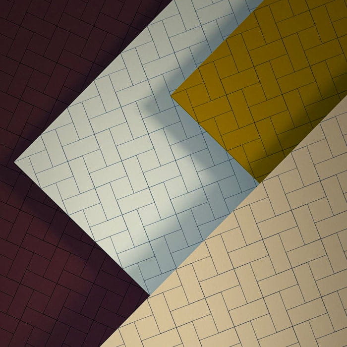 والپیپر مینیمال قهوه‌ای با تم رنگ نود و اشکال انتزاعی