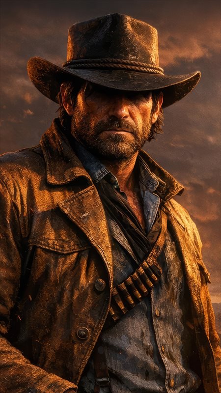 والپیپر خاص Arthur Morgan برای موبایل