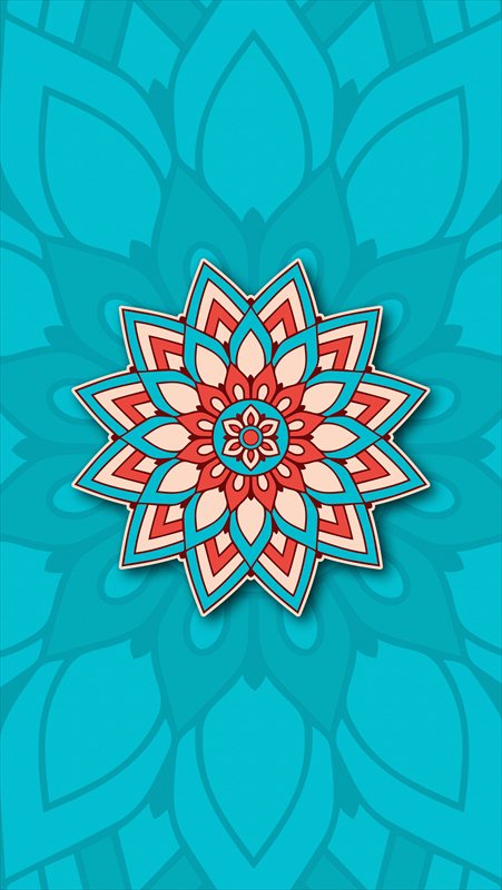 والپیپر هنری ماندالا برای موبایل