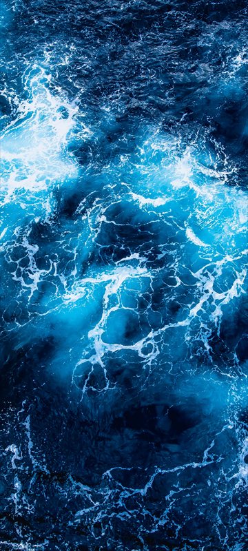 والپیپر دریا با تم دارک، کیفیت 8k - موبایل