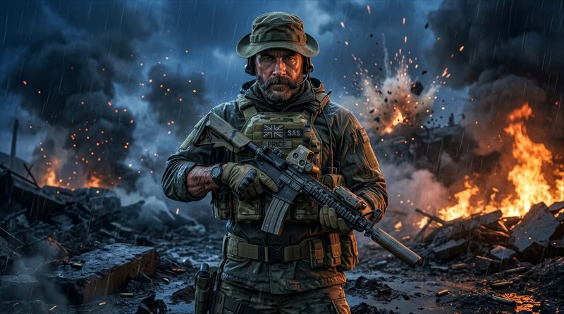 عکس Captain Price در Call of Duty برای کامپیوتر