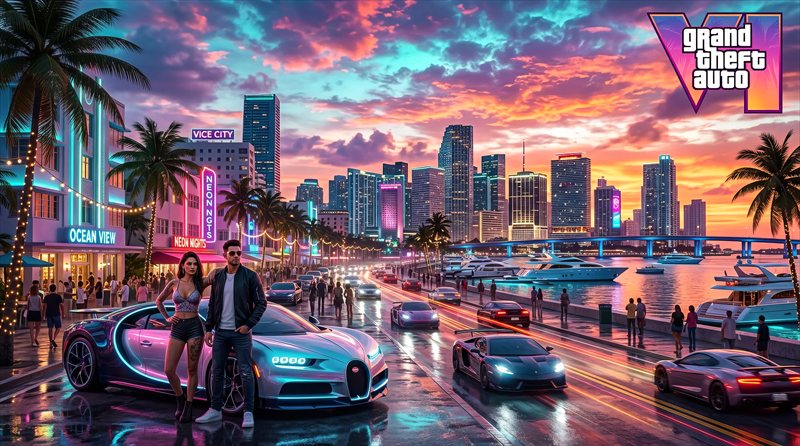 والپیپر خاص بازی GTA 6 برای دسکتاپ