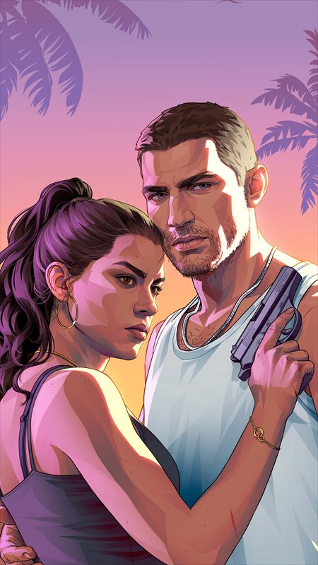 عکس عاشقانه بازی GTA 6 برای موبایل