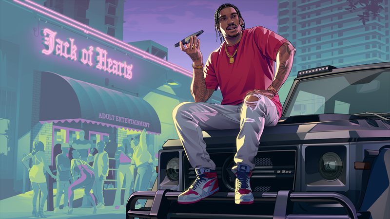والپیپر کمیاب بازی GTA 6 برای کامپیوتر