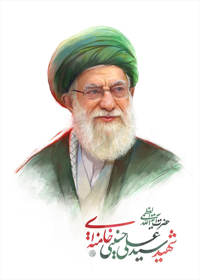 پوستر شهادت امام خامنه‌ای (ره) با کیفیت بالا