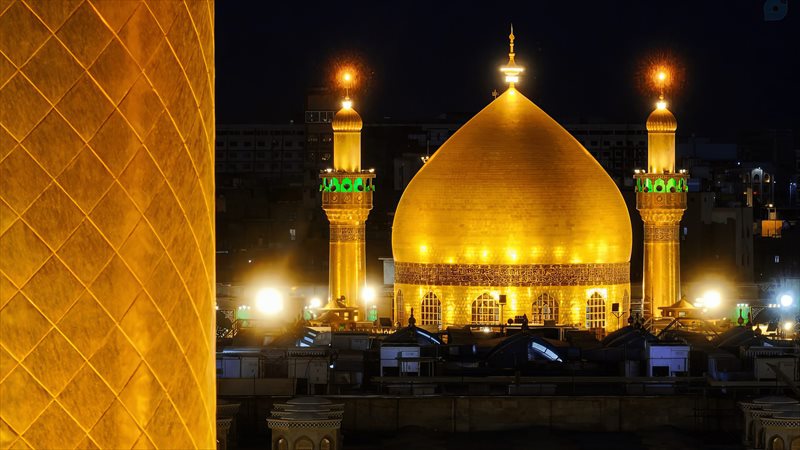 والپیپر زیبا از حرم حضرت علی (ع) برای کامپیوتر
