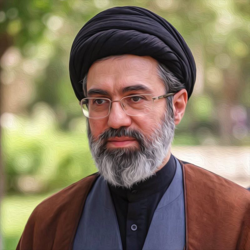 عکس پروفایل پرتره امام مجتبی خامنه‌ای