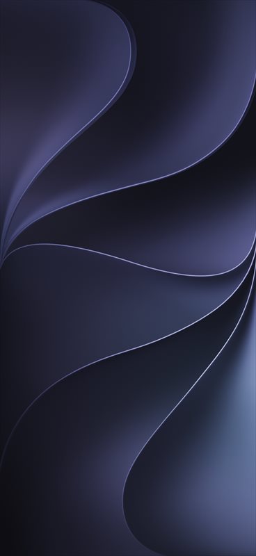 والپیپر رسمی iOS 27 با تم خاکستری آبی برای موبایل