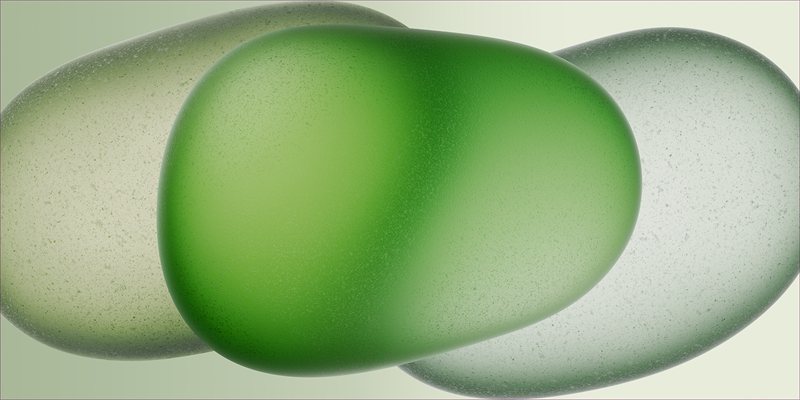 والپیپر آیفون ۱۵ تم سبز برای کامپیوتر