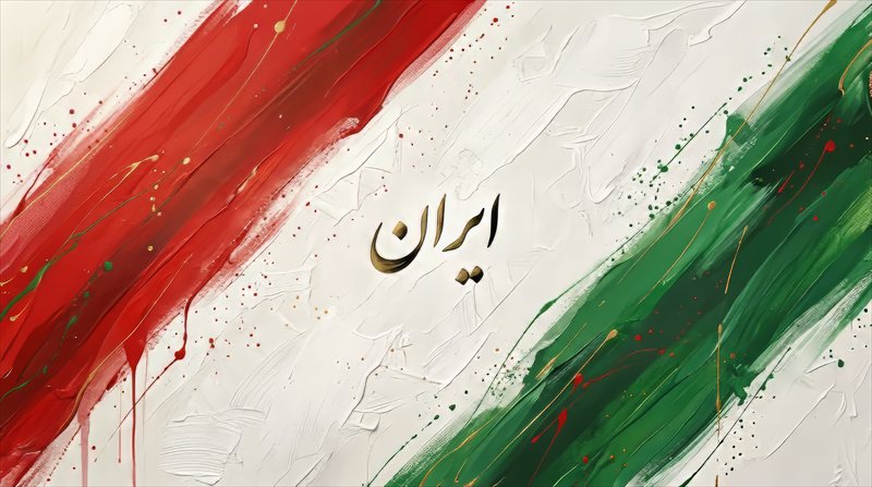 والپیپر پرچم ایران با کیفیت 4k برای کامپیوتر