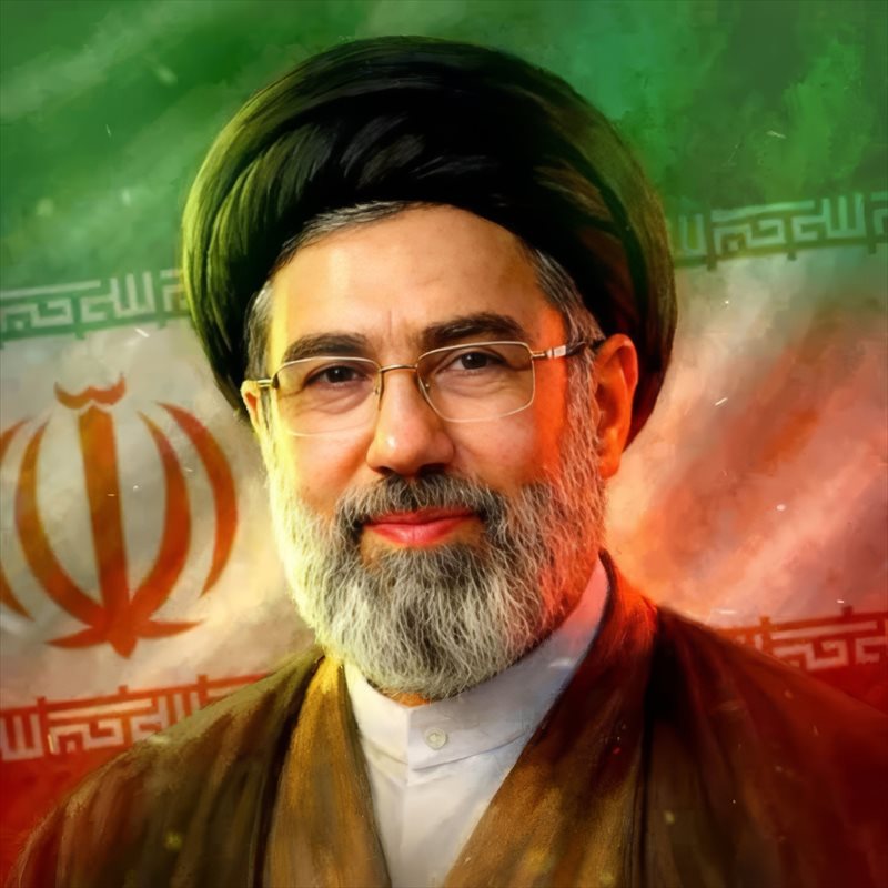 عکس پروفایل رهبر انقلاب با پرچم ایران