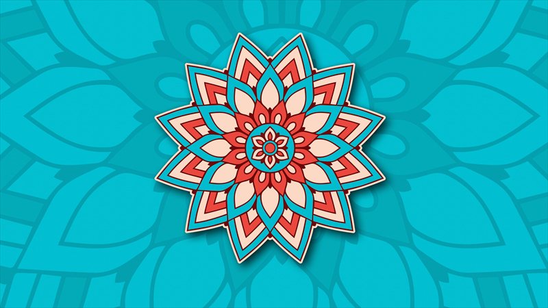 والپیپر هنری ماندالا برای کامپیوتر