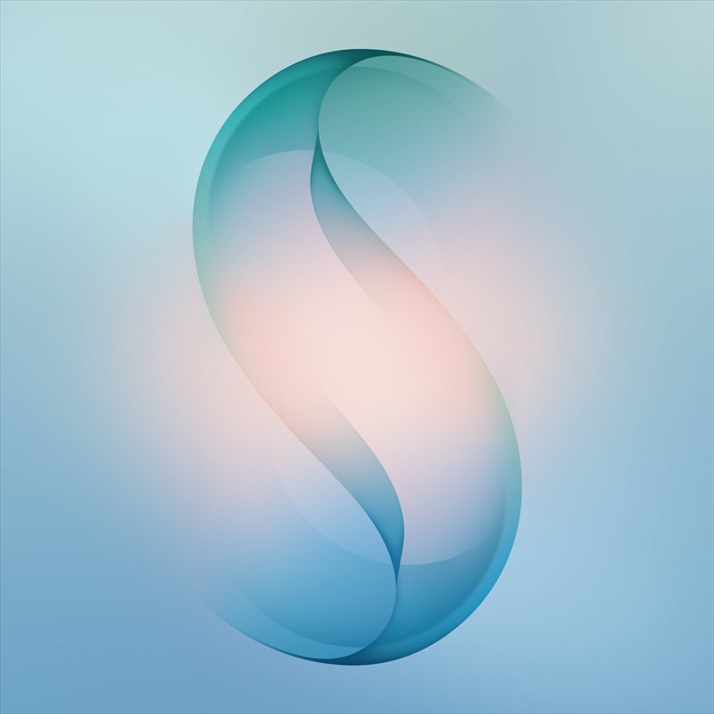 والپیپر استوک S26 Ultra با کیفیت 2k، تم آبی