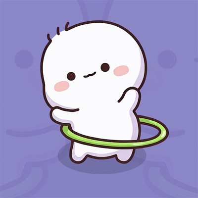 والپیپر کیوت و بامزه شخصیت کارتونی Quby، استیکر محبوب تلگرام با 6 تم رنگی مختلف
