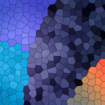 والپیپر موزاییکی رنگارنگ گوشی پرچمدار LG G6