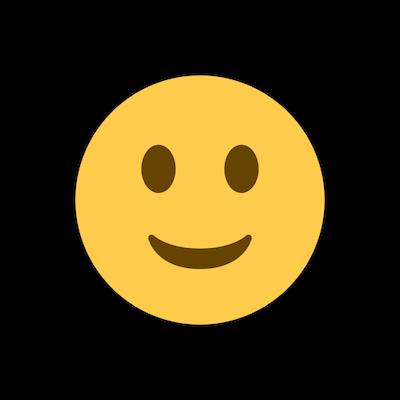 والپیپر بامزه مشکی ایموجی لبخند به همراه عکس پروفایل