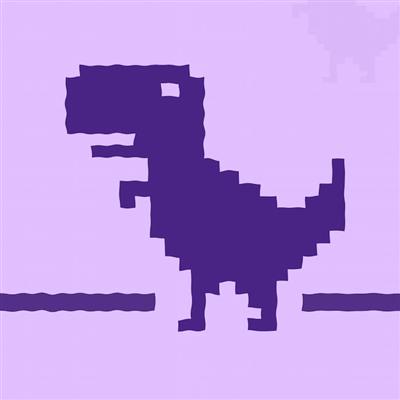 والپیپر خاص و مینیمال دایناسور قطعی اینترنت در سه تم رنگی