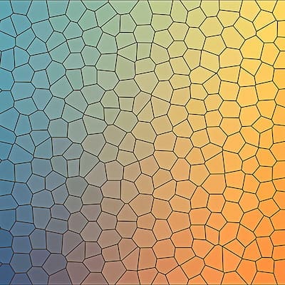 والپیپر موزاییکی ساده با تم آبی و زرد، کیفیت QHD(2k) برای موبایل و کامپیوتر