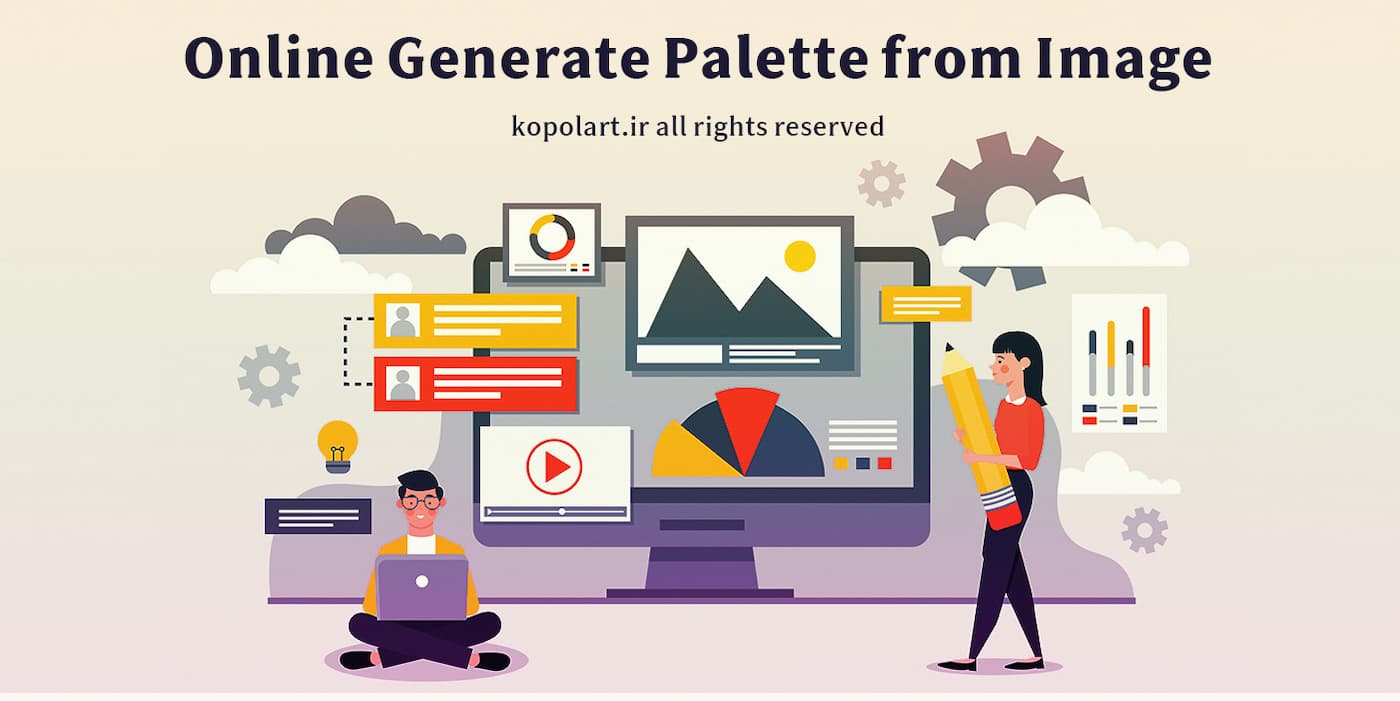 ابزار استخراج پالت رنگ از عکس و تصویر